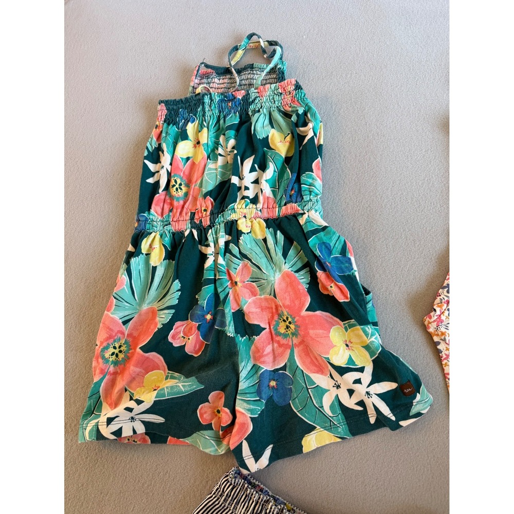Girls Summer Bundle Boden Heart Shorts Tea Swimsuit Floral Romper 11-12 - Picture 9 of 10